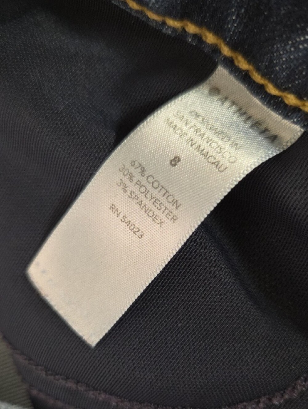Athleta Skinny Jeans in Dark Indigo Size 8 - Picture 4 of 7